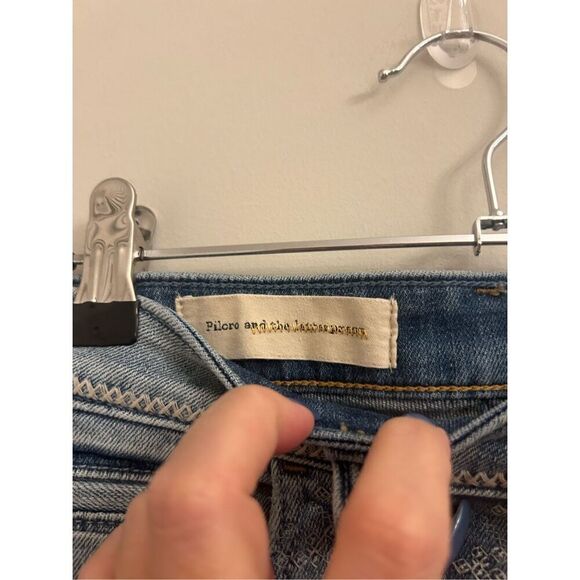 Pilcro embroidered boho STET midi shorts size 27 - Picture 5 of 10